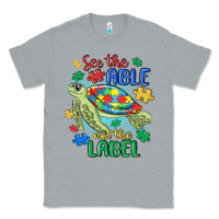 Heather Grey see the able not the label Classic Tee - MaliasSmallBusiness