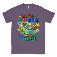 Lavender see the able not the label Classic Tee - MaliasSmallBusiness