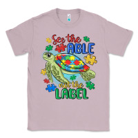 Lilac see the able not the label Classic Tee - MaliasSmallBusiness