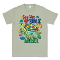 Matcha see the able not the label Classic Tee - MaliasSmallBusiness
