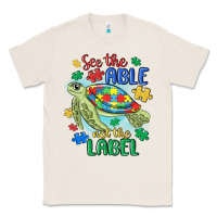Natural see the able not the label Classic Tee - MaliasSmallBusiness