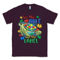 Plum see the able not the label Classic Tee - MaliasSmallBusiness
