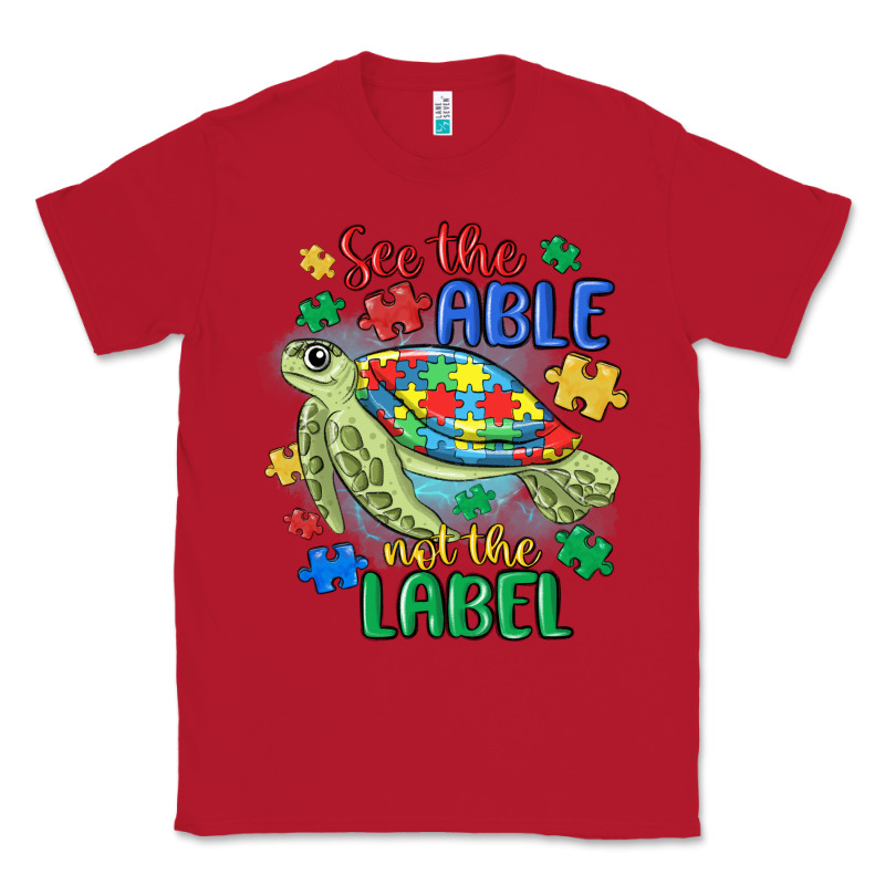 See The Able Not The Label Classic Tee by MaliasSmallBusiness | Teevron
