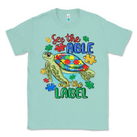 Seafoam see the able not the label Classic Tee - MaliasSmallBusiness