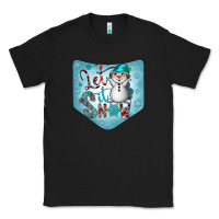 Black Christmas Pocket Classic Tee - CowhideDigitalArt