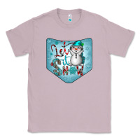 Lilac Christmas Pocket Classic Tee - CowhideDigitalArt