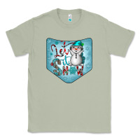 Matcha Christmas Pocket Classic Tee - CowhideDigitalArt