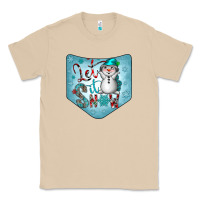 Mushroom Christmas Pocket Classic Tee - CowhideDigitalArt