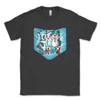 Smoke Christmas Pocket Classic Tee - CowhideDigitalArt