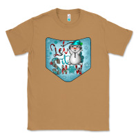 Toasted Coconut Christmas Pocket Classic Tee - CowhideDigitalArt