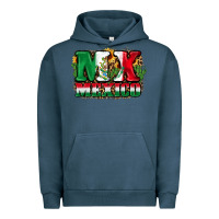 Pigment Midnight Navy MX Mexico Urban Hoodie - FaDigitalArtStudio