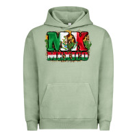 Pigment Oil Green MX Mexico Urban Hoodie - FaDigitalArtStudio