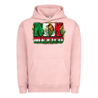 Pigment Salmon MX Mexico Urban Hoodie - FaDigitalArtStudio