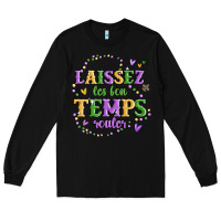 Black laissez les bon temps rouler Long Sleeve Tee - MaliasSmallBusiness