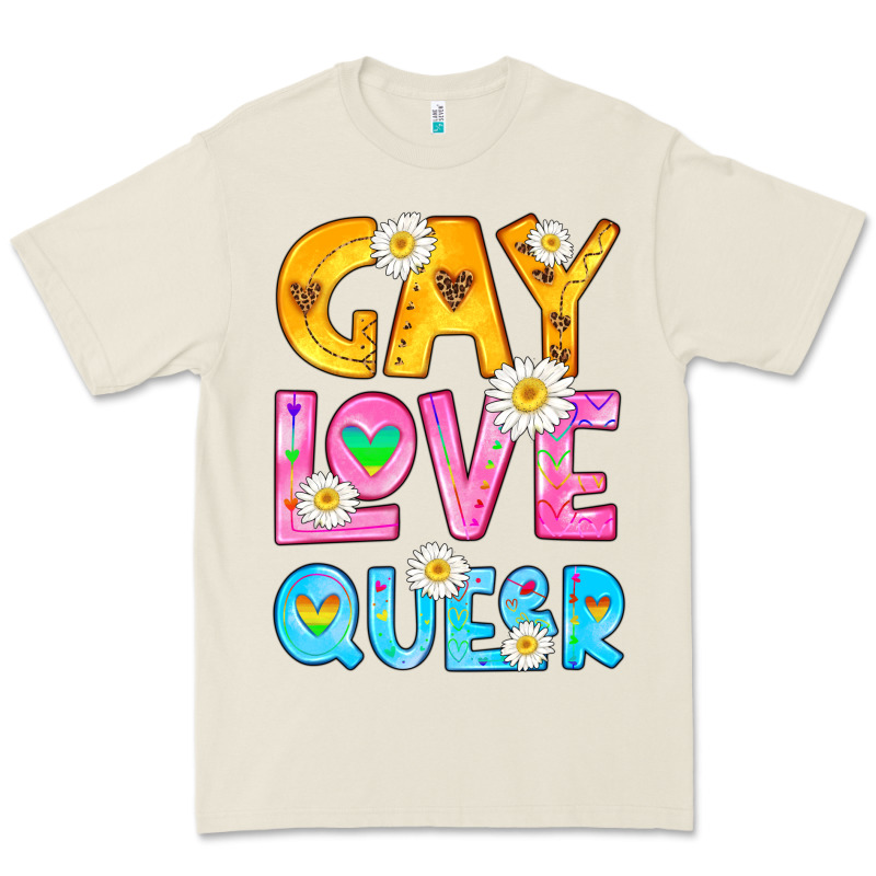 Gay Love Queer Premium Tee by HRA Design Shop | Teevron