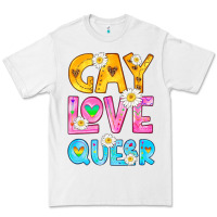 White gay love queer Premium Tee - HRA Design Shop