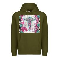 Army Green cma Premium Hoodie - TumblerDesignByShophia