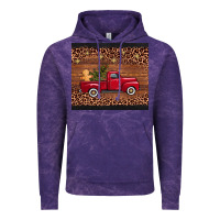 Cloud Purple christmas truck Vintage Hoodie - AdoDesignShop