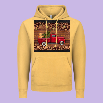 Christmas Truck Vintage Hoodie Designed By Adodesignshop
