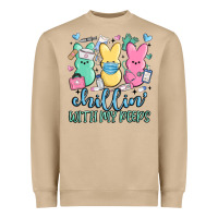 Mushroom chillin with my peeps Heavyweight Sweatshirt - MaliasSmallBusiness