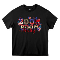 Black Boom boom baby 4th of july Heavy Core Tee - CowGirlArtShop