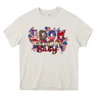 Cream Boom boom baby 4th of july Heavy Core Tee - CowGirlArtShop