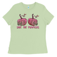 Matcha Save The Pumpkins Ladies Tee - texasbilliewilder
