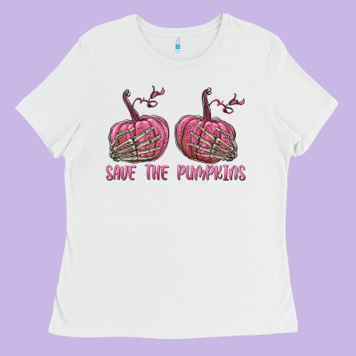 Save The Pumpkins Ladies Tee Designed By Texasbilliewilder