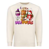 Sandshell Happy Hallothanksmas wine glass and coffee Premium Sweatshirt - NancyCooperArtShop