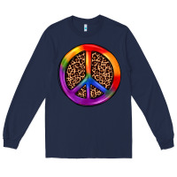 Navy peace sign pride Long Sleeve Tee - JahusDesignShop