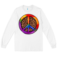 White peace sign pride Long Sleeve Tee - JahusDesignShop