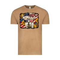 Vintage Camel 4th of july llama Vintage Tee - LillyAllenDesigns