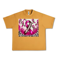 Peanut Butter breast cancer american football ribbon Urban Heavy Tee - NancyCooperArtShop
