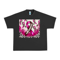 Breast Cancer American Football Ribbon Urban Heavy Tee | Teevron