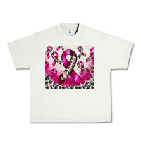 Pistachio breast cancer american football ribbon Urban Heavy Tee - NancyCooperArtShop