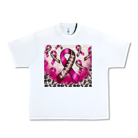 White breast cancer american football ribbon Urban Heavy Tee - NancyCooperArtShop