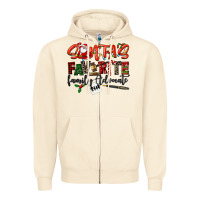 Sandshell santa's favorite family advocate Zipper Hoodie - LillyAllenDesigns