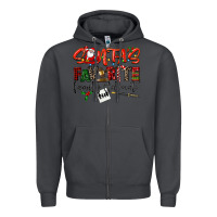 Smoke santa's favorite family advocate Zipper Hoodie - LillyAllenDesigns