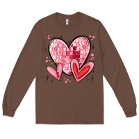 Chestnut valentines hearts Long Sleeve Tee - MaliasSmallBusiness