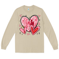 Mushroom valentines hearts Long Sleeve Tee - MaliasSmallBusiness