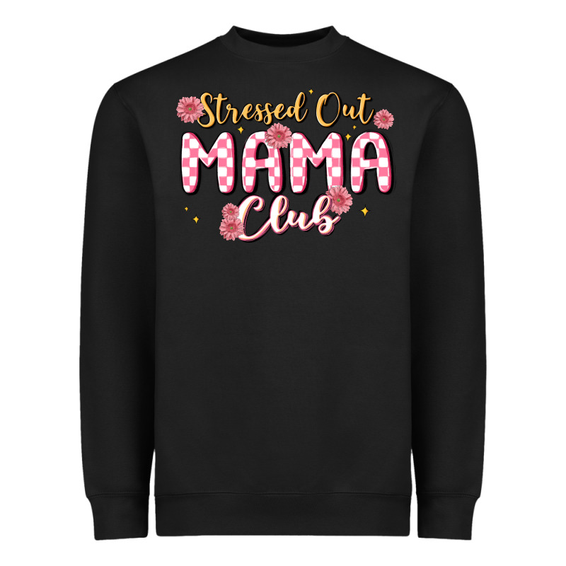 Stressed Out Mama Club Heavyweight Sweatshirt by MaliasSmallBusiness | Teevron