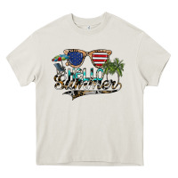 Cream hello summer Heavy Core Tee - SublimationCraftShop