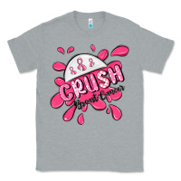 Heather Grey crush breast cancer Classic Tee - MaliasSmallBusiness