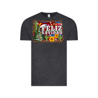 Vintage Black feliz navidad Vintage Tee - AdoDesignShop