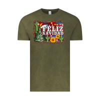 Vintage Olive feliz navidad Vintage Tee - AdoDesignShop
