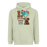 Matcha American Football love and helmet Heavyweight Hoodie - NancyCooperArtShop