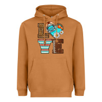 Meerkat American Football love and helmet Heavyweight Hoodie - NancyCooperArtShop