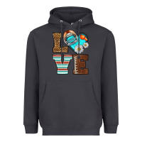 Smoke American Football love and helmet Heavyweight Hoodie - NancyCooperArtShop