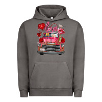 Pigment Tornado Western Valentines Day Truck Love Bird Letter Urban Hoodie - FaDigitalArtStudio