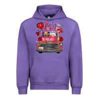 Tulip Western Valentines Day Truck Love Bird Letter Urban Hoodie - FaDigitalArtStudio